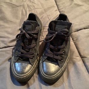 All Black Converse